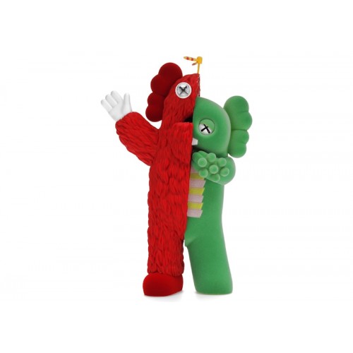 Фигурка KAWS KACHAMUKKU Vinyl Figure Green/Red