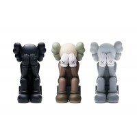 Оригинальная фигурка KAWS Passing Through Open Edition Vinyl Figure Black/Brown/Grey Set