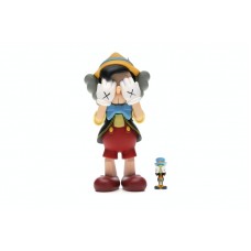 KAWS Pinocchio & Jiminy Cricket Vinyl Figure Multi