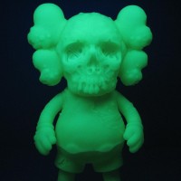 KAWS Pushead Companion Vinyl Figure Glow in the dark
