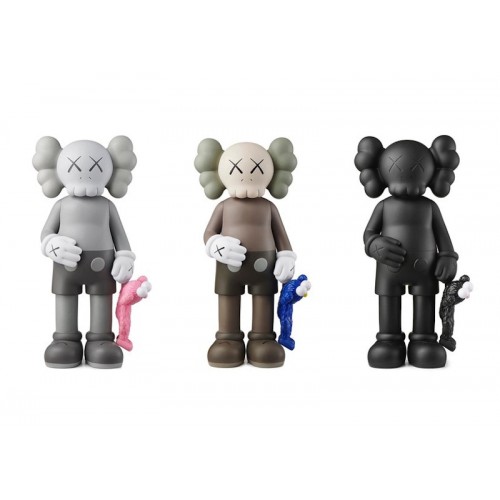 Фигурка KAWS Share Vinyl Figure Black/Brown/Grey Set