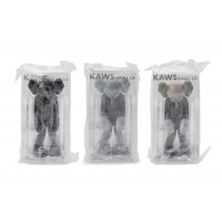 KAWS Small Lie Companion Vinyl Figure Black/Grey/Brown Set