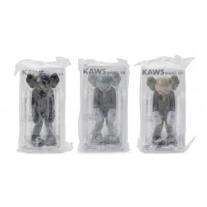 KAWS Small Lie Companion Vinyl Figure Black/Grey/Brown Set