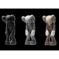 KAWS Small Lie Companion Vinyl Figure Black/Grey/Brown Set