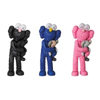 KAWS Take Vinyl Figure Black/Blue/Pink Set