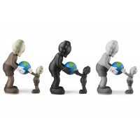 KAWS THE PROMISE Vinyl Figure Set Brown/Black/Grey