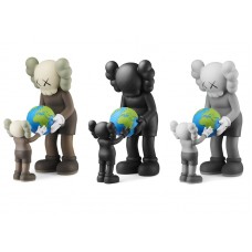 KAWS THE PROMISE Vinyl Figure Set Brown/Black/Grey