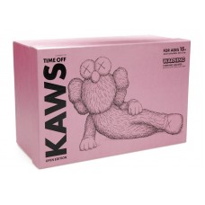 KAWS TIME OFF Vinyl Figure Pink