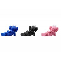 KAWS TIME OFF Vinyl Figure Set Blue/Black/Pink