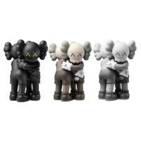Оригинальная фигурка KAWS Together Vinyl Figure Black/Brown/Grey Set