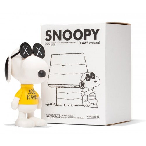 KAWS x Peanuts Joe Snoopy Vinyl Figure White
