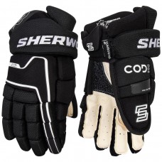Перчатки хоккейные юниорские Sherwood Code Encrypt Pro Junior Hockey Gloves