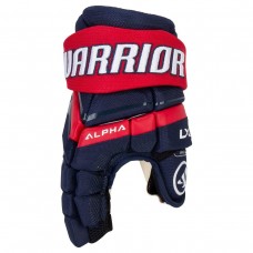 Именные перчатки хоккейные юниорские Warrior Alpha Team Custom Junior Hockey Gloves