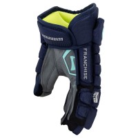 Именные перчатки хоккейные юниорские Warrior Franchise Custom Junior Hockey Gloves
