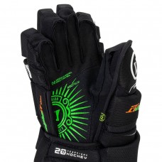 Перчатки хоккейные юниорские Warrior Alpha Deluxe LT Junior Hockey Gloves
