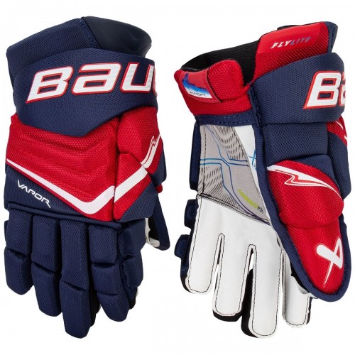 Краги хоккейные подростковые Bauer Vapor FlyLite Intermediate Hockey Gloves