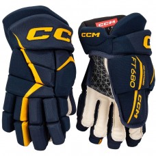 Перчатки хоккейные взрослые CCM Jetspeed FT680 Senior Hockey Gloves