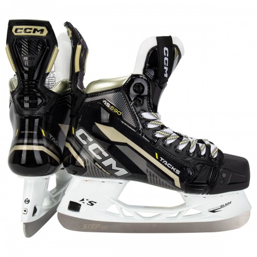 Коньки хоккейные взрослые CCM Tacks AS-590 Senior Ice Hockey Skates With Step Steel Runner