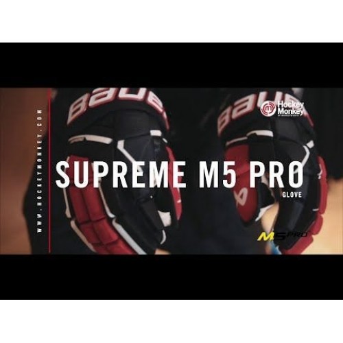 Краги хоккейные подростковые Bauer Supreme M5 Pro Intermediate Hockey Gloves