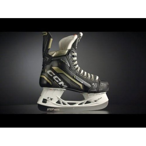Коньки хоккейные взрослые CCM Tacks AS-V Pro Senior Ice Hockey Skates With Step Blacksteel Runner