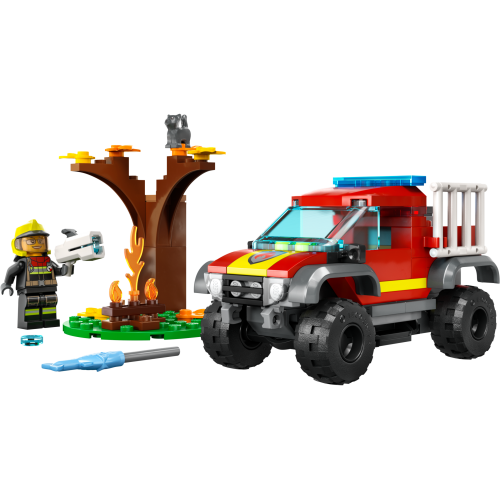 Конструктор LEGO City 4x4 Fire Truck Rescue Set 60393