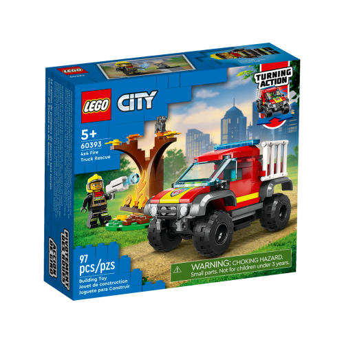 Конструктор LEGO City 4x4 Fire Truck Rescue Set 60393