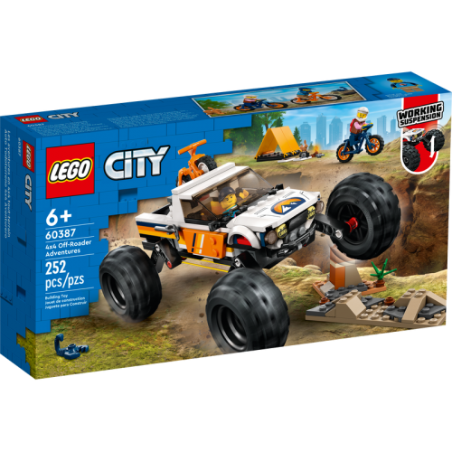 Конструктор LEGO City 4x4 Off-Roader Adventures Set 60387