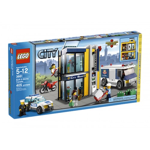 Конструктор LEGO City Bank & Money Transfer Set 3661