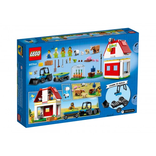Конструктор LEGO City Barn and Farm Animals Set 60346