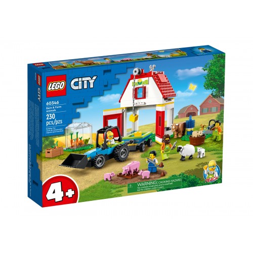 Конструктор LEGO City Barn and Farm Animals Set 60346