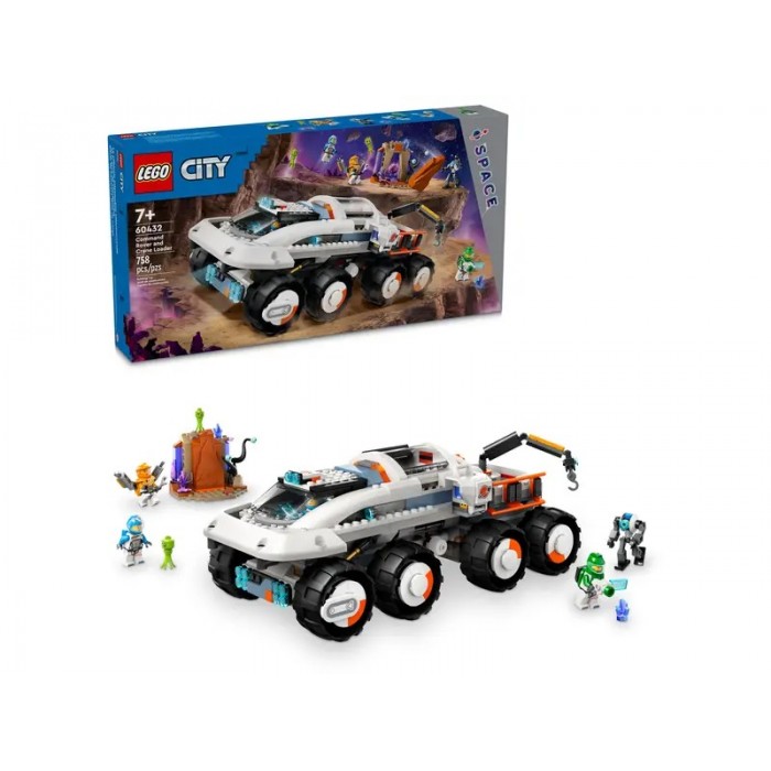 LEGO City Command Rover and Crane Loader Set 60432