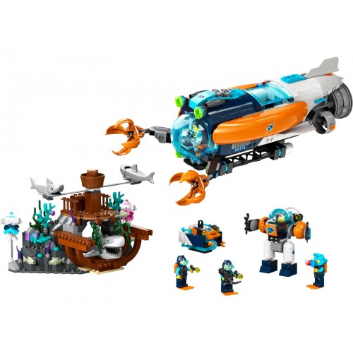 Конструктор LEGO City Deep-Sea Explorer Submarine Set 60379