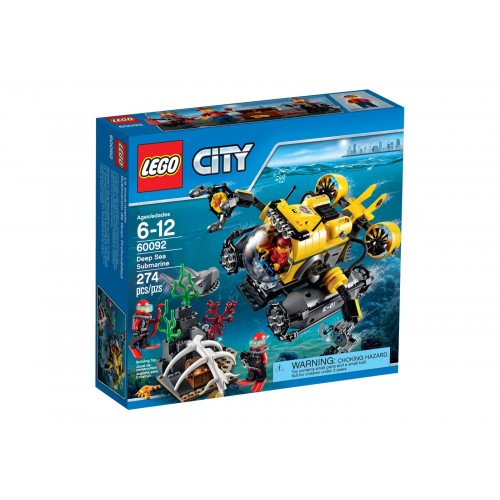 Конструктор LEGO City Deep Sea Submarine Set 60092