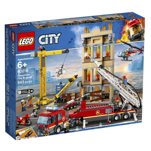 Конструктор LEGO City Downtown Fire Brigade Set 60216