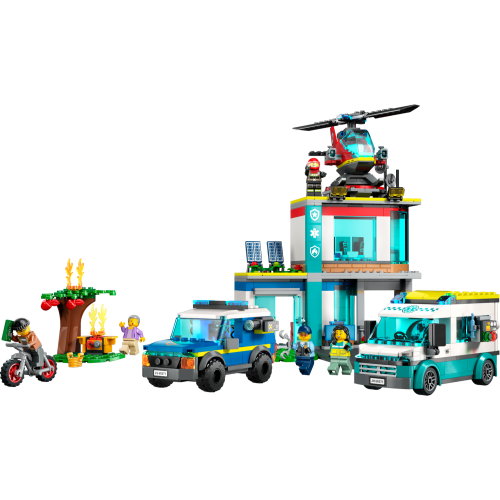 Конструктор LEGO City Emergencey Vehicles HQ Set 60371