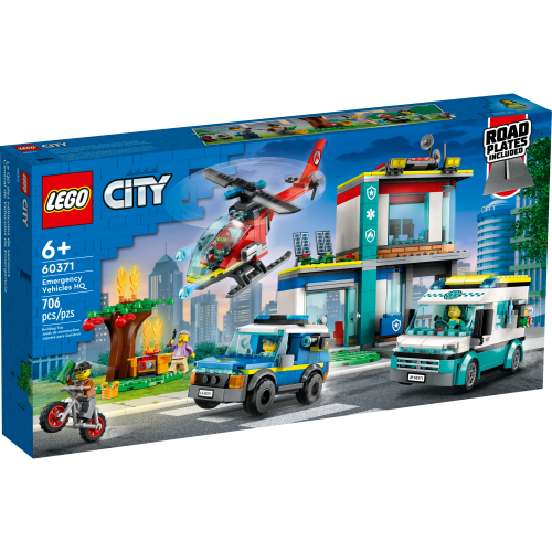 Конструктор LEGO City Emergencey Vehicles HQ Set 60371