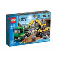 LEGO City Excavator Transporter Set 4203