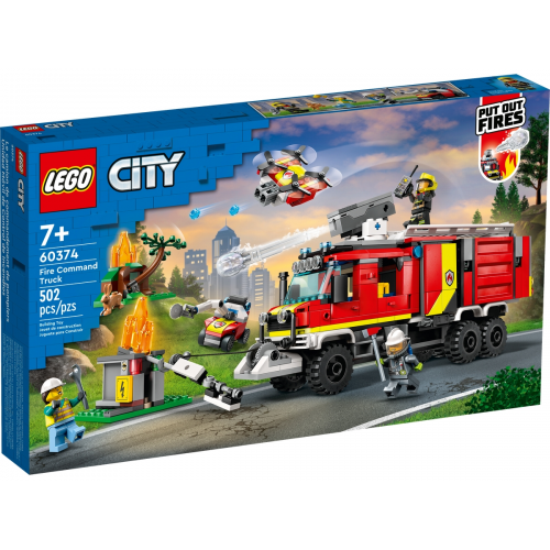 Конструктор LEGO City Fire Command Truck Set 60374