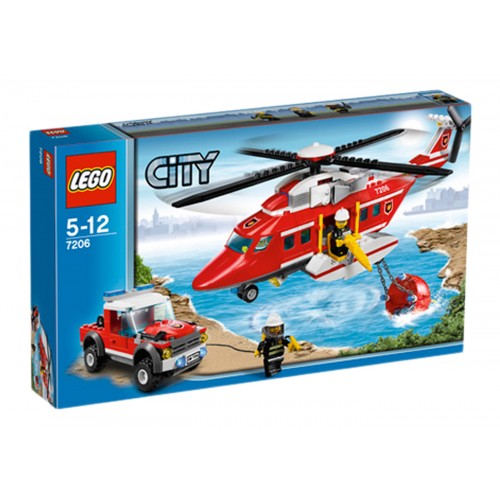 Конструктор LEGO City Fire Helicopter Set 7206