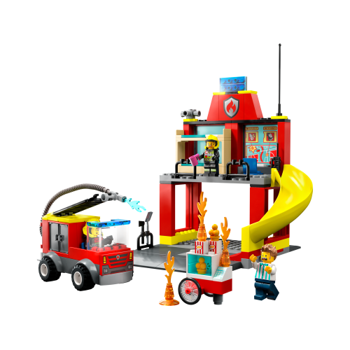 Конструктор LEGO City Fire Station and Fire Truck Set 60375
