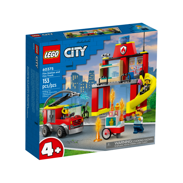 LEGO City Fire Station and Fire Truck Set 60375