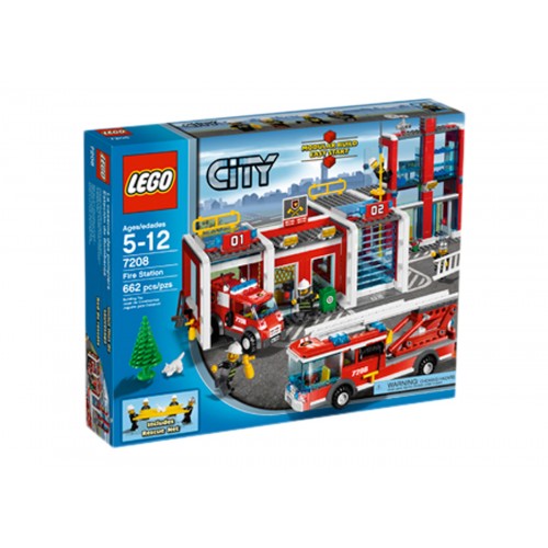 Конструктор LEGO City Fire Station Set 7208