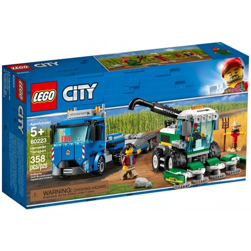 Конструктор LEGO City Great Vehicles Harvester Transport Set 60223