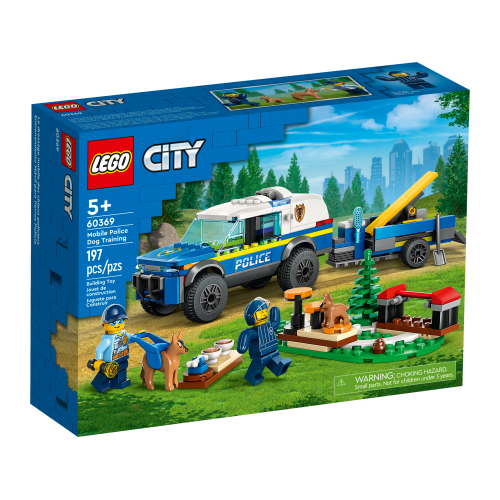 Конструктор LEGO City Mobile Police Dog Training Set 60369