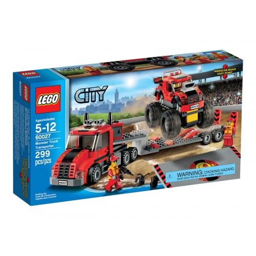 Конструктор LEGO City Monster Truck Transporter Set 60027