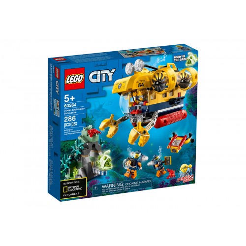 Конструктор LEGO City Ocean Exploration Submarine Set 60264