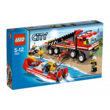 LEGO City Off-Road Fire Truck & Fireboat Set 7213