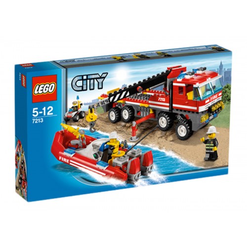 Конструктор LEGO City Off-Road Fire Truck & Fireboat Set 7213