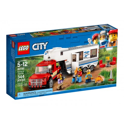 Конструктор LEGO City Pickup & Caravan Set 60182