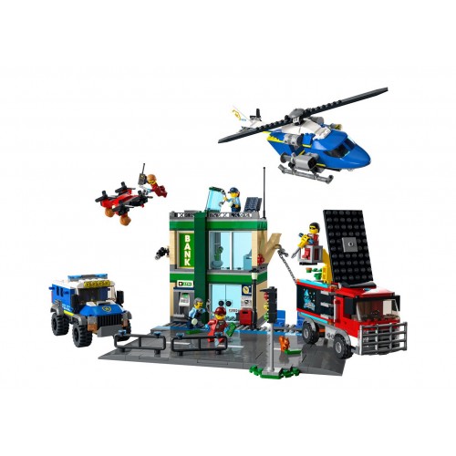 Конструктор LEGO City Police Chase at the Bank Set 60317